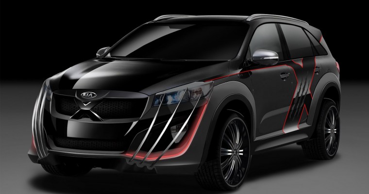 X-Men Kia Sorento with Wolverine Claws Is One Mutant Minivan