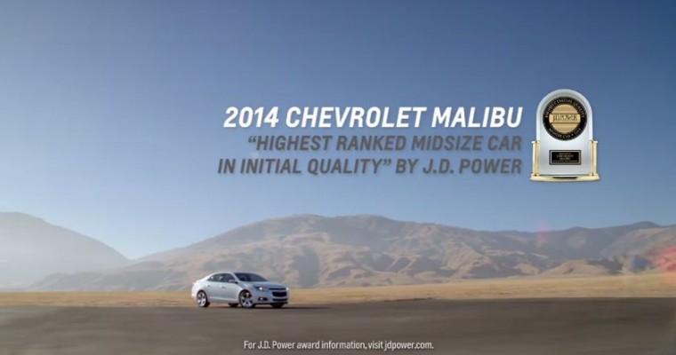 New Ad Touts 2014 Chevy Malibu Awards, Efficiency, and Tech