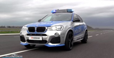 For Cops with Class: AC Schnitzer’s Tuned BMW X4 Police Car