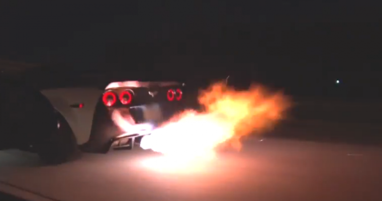 [VIDEO] Fire-Breathing C6 Corvette Is Dragon on Wheels