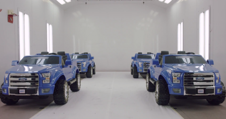Can Four Power Wheels F-150s Support an Actual 2015 F-150?