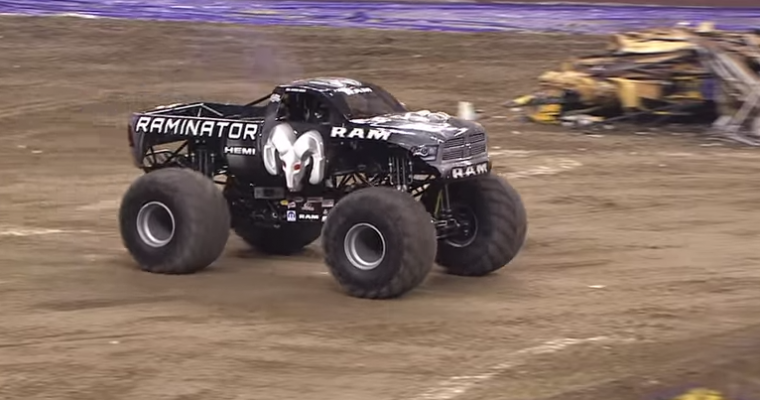 Raminator Monster Truck Breaks Record for “Fastest Speed for a Monster Truck”