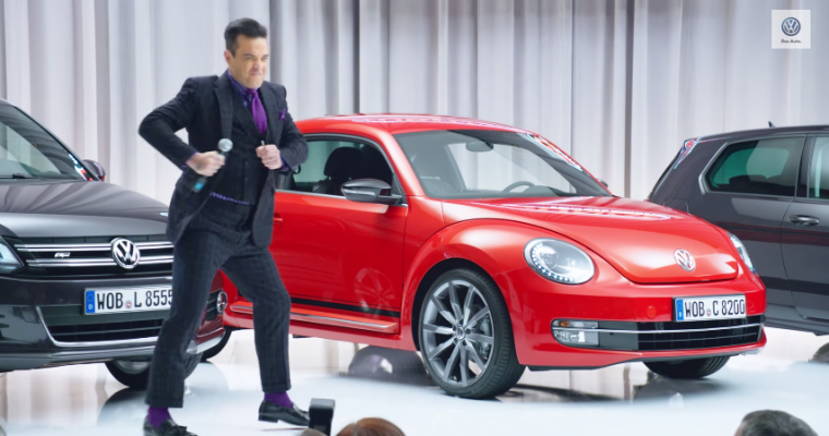 British Pop Star Robbie Williams Named Volkswagen Marketing Manager