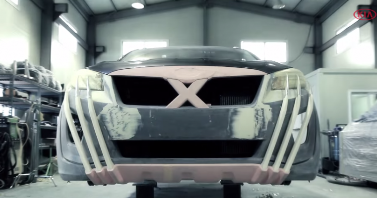 Kia X-Car Making-of Video Shows Birth of a Mutant Minivan