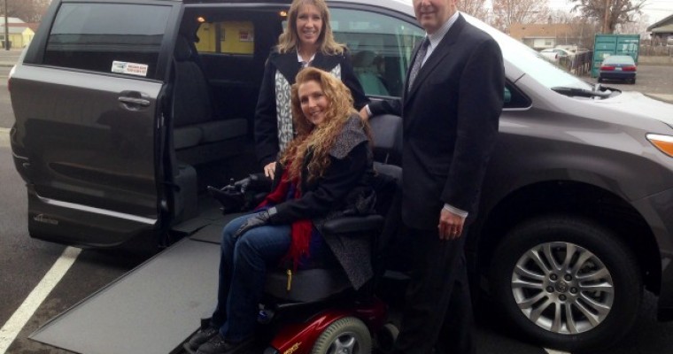 Toyota Delivers Wheelchair-Accessible Minivan to Star Spangled Salute Contest Winner