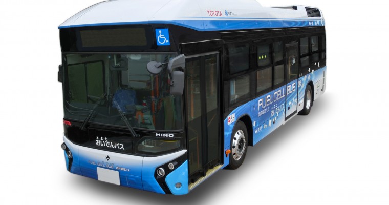 Toyota Fuel Cell Bus Begins Operations in Toyota City, Japan