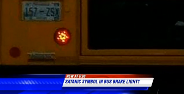 Supposedly Satanic School Bus Features Pentagram Brake Lights