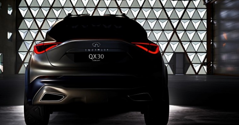 Infiniti Teases QX30 Concept Ahead of Geneva Motor Show