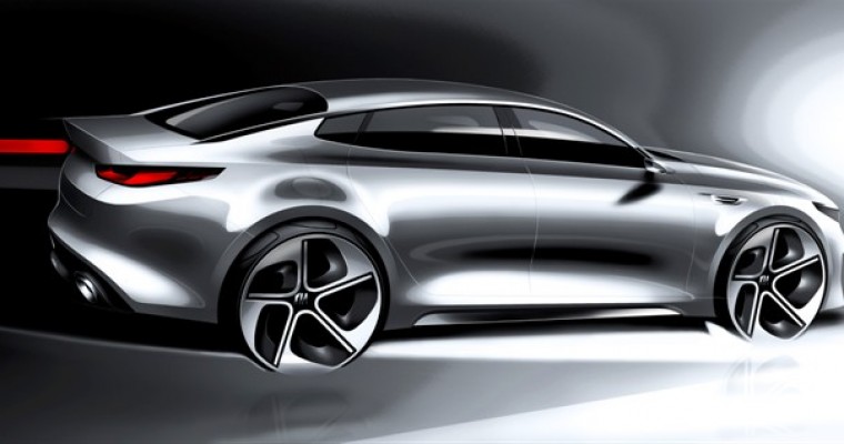 2016 Kia Optima Looking Bold in New Teaser Sketches