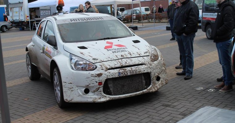 Mirage-Based Mitsubishi R5 Makes Rally Debut in Holland