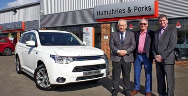 Mitsubishi Sells 10,000th Outlander PHEV in UK in First Year