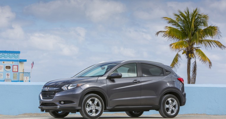 2016 Honda HR-V Achieves 5-Star Safety Rating from NHTSA