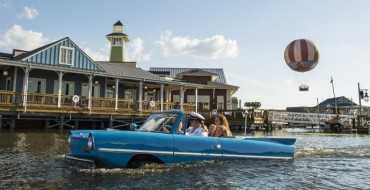 Amphicars at Downtown Disney Make a Splash