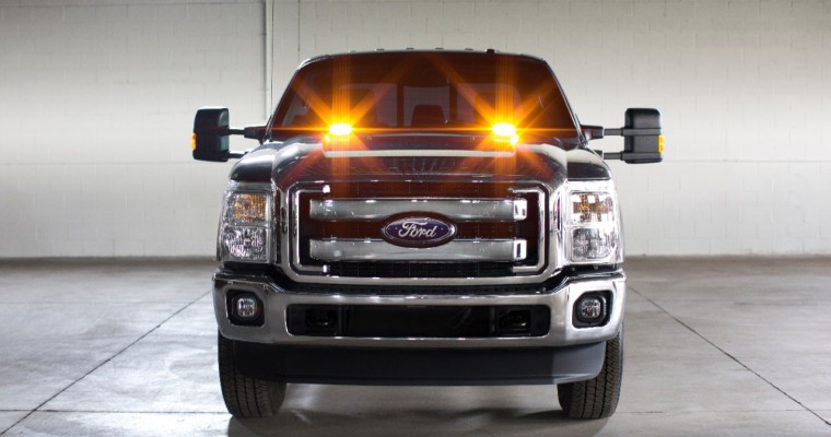Strobe Warning LED Lights Available on 2016 Ford F-Series Super Duty Trucks