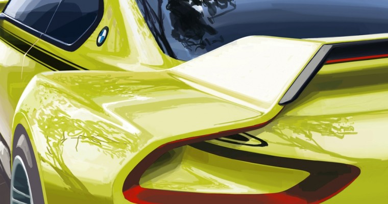 BMW Reveals Very Yellow 2015 3.0 CSL Hommage Today at Villa d’Este