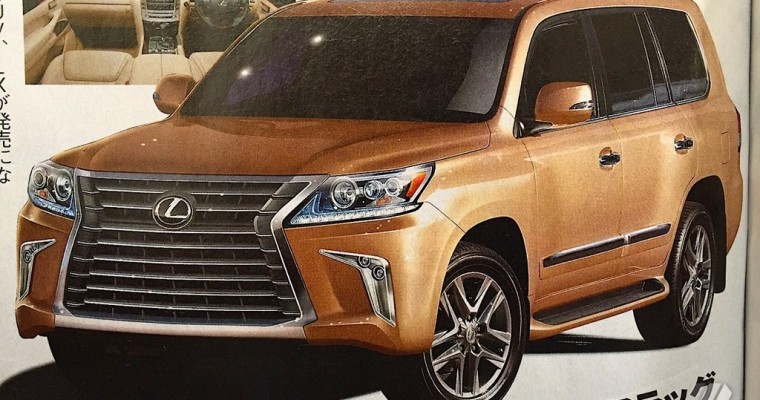 2016 Lexus LX 570 Photos Leaked by Japanese Publication