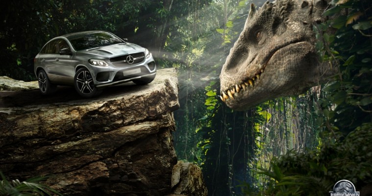 ‘Jurassic World’ Characters Escape Dinos by Driving Mercedes-Benz Vehicles