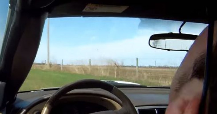 [VIDEO] Man Passes Out at Wheel, Drives Mustang into Field