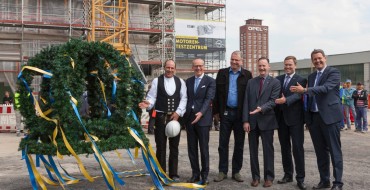 Opel and GM Officials Attend Topping-Out Ceremony in Rüsselsheim