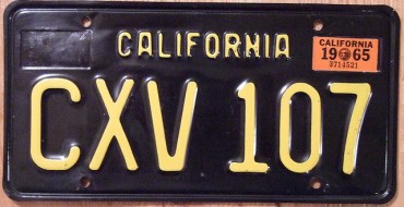 California Turns Back Time with Retro License Plate