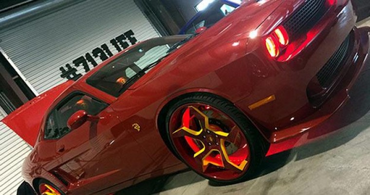 NBA Player Dwight Howard Gives his 2015 Dodge SRT Hellcat a custom ‘Flash’ Makeover