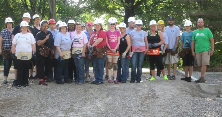 GM Wentzville Volunteers Assist with Habitat’s Women Build Program