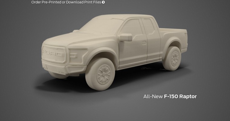 Ford Offering Files to 3D Print Performance Models