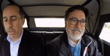 Stephen Colbert and Jerry Seinfeld Take Turns Driving a 1964 Morgan +4