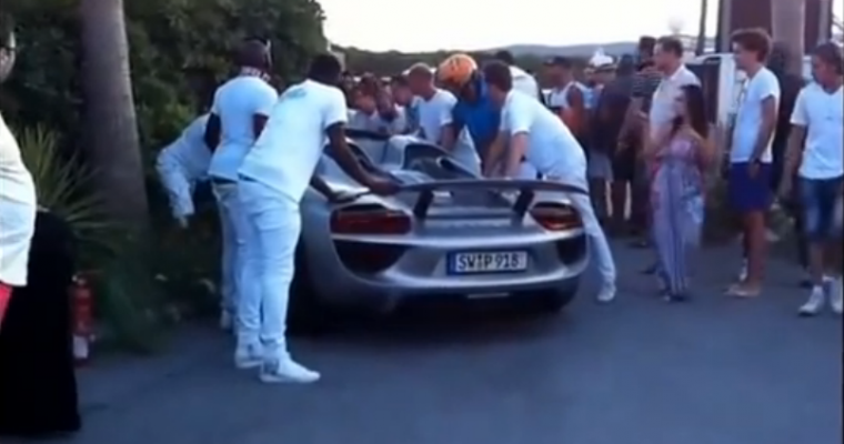 [VIDEO] Man Crashes Porsche 918 Spyder In Saint-Tropez After Showing Off For Friends