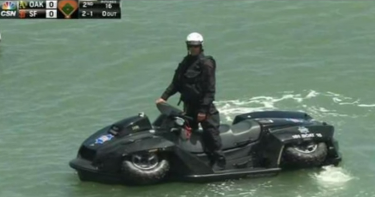 San Francisco Police Use Amphibious ATV to Patrol Streets (And Bays)