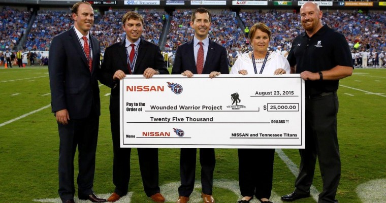 Nissan, Tennessee Titans Partner Up to Help Wounded Warriors