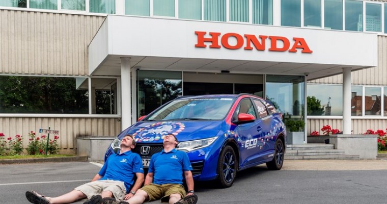 Honda Sets Fuel Efficiency World Record with Civic Tourer