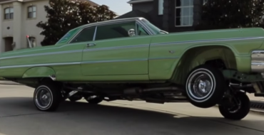 New Orleans Rapper Curren$y Shows Off His Custom Painted ’64 Chevy Impala Lowrider