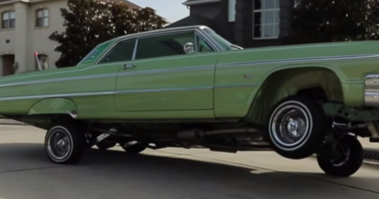 New Orleans Rapper Curren$y Shows Off His Custom Painted ’64 Chevy Impala Lowrider