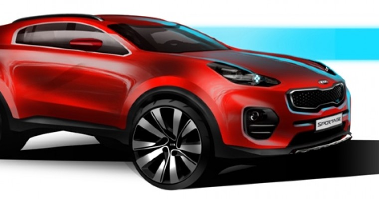 Kia Teases Next-Generation Sportage before Debut