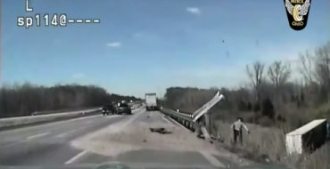 Truck Driver Saved by Ohio State Trooper