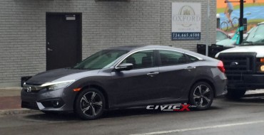 2016 Honda Civic Revealed in Spy Shots