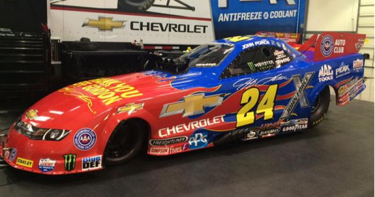 John Force to Honor Jeff Gordon with Special Flame Paint Job