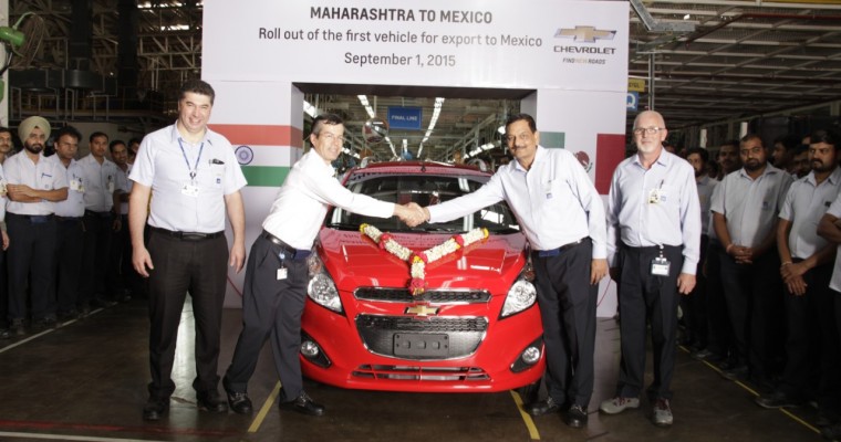 GM India Begins Exports to Mexico
