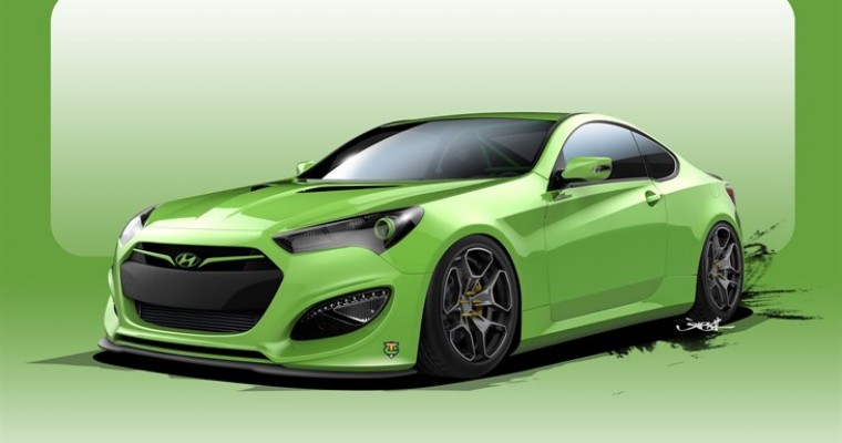 Go Green with the Hyundai Genesis Coupe TJIN Edition Underground Racer