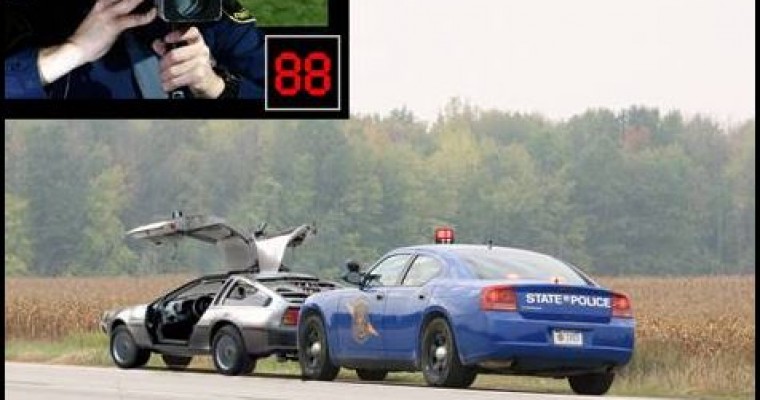 Michigan State Police Stop Speeding DeLorean, Let Doc and Marty Off with a Warning
