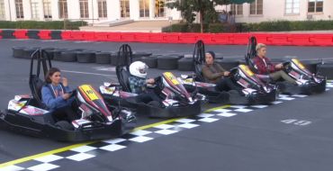 [VIDEO] Danica Patrick, Justin Bieber, and Ellen Degeneres Go-Kart Race an 11-Year-Old Girl