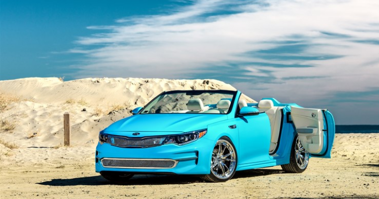 Kia Optima Goes Topless for 2015 SEMA Show