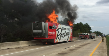 UPDATE: Nobody Hurt In Fire That Destroyed Two NASCAR Stock Cars