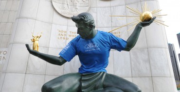 Ford Puts a T-Shirt on Spirit of Detroit Statue to Celebrate Volunteer Corps