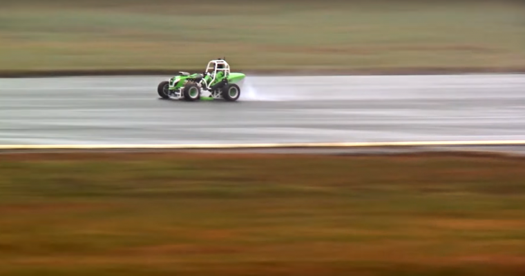 Viking Lawnmower with Corvette Engine Hits 133 MPH [VIDEO]