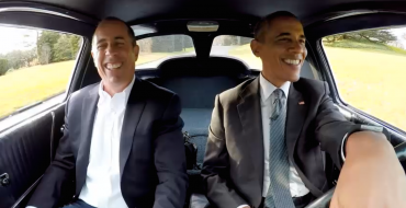 President Obama and Jerry Seinfeld Take Turns Driving a 1963 Corvette Stingray