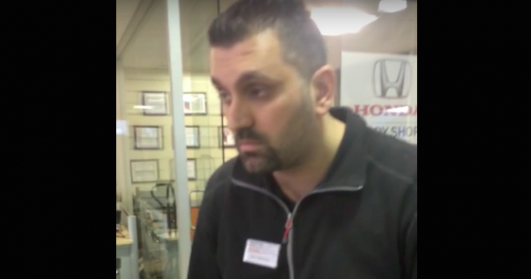 Toronto Honda Dealership Employee Loses Hearing Mid-Conversation [VIDEO]