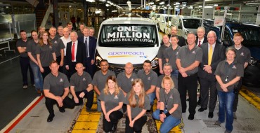 Vauxhall’s Luton Plant Produces 1 Millionth Vivaro Van