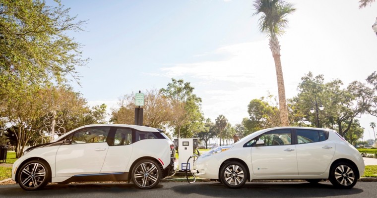 Nissan and BMW Partner for EV Charging